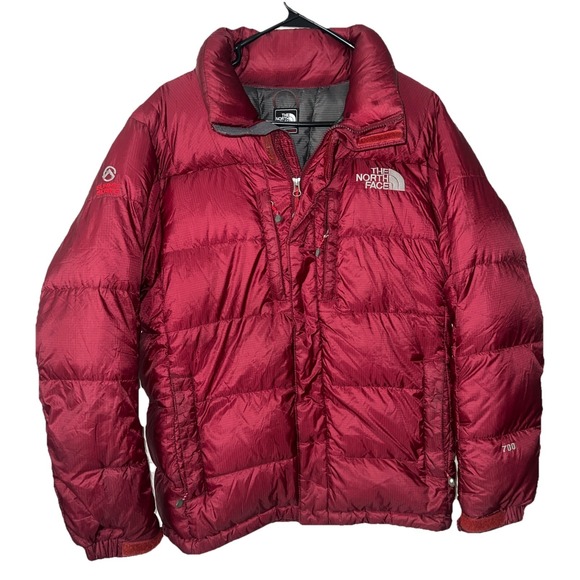 THE NORTH FACE SUMMIT SERIES Burgundy 700 Down Jacket Size Medium